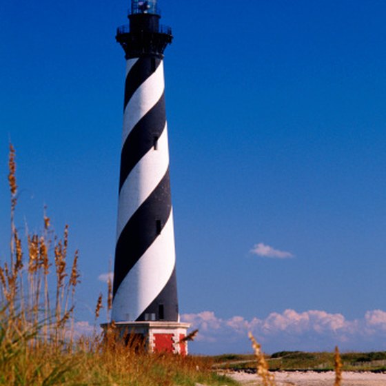 The lighthouses along North Carolina's Outer Banks draw many visitors.