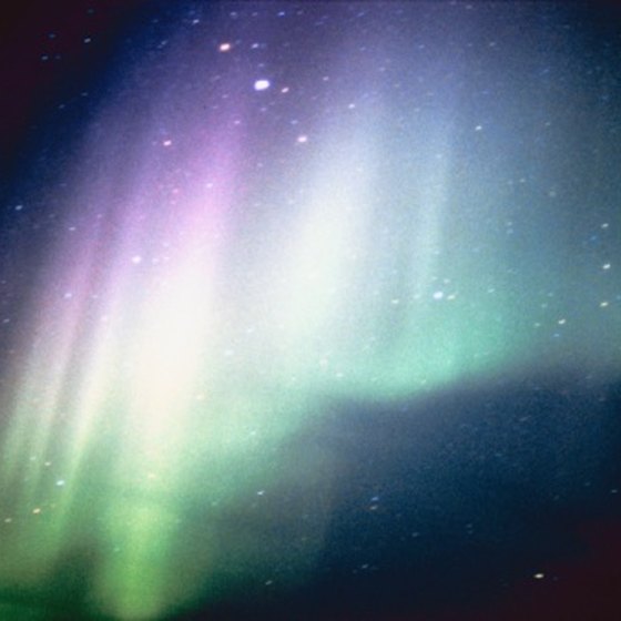 The northern lights are visible in northern Canada in March.