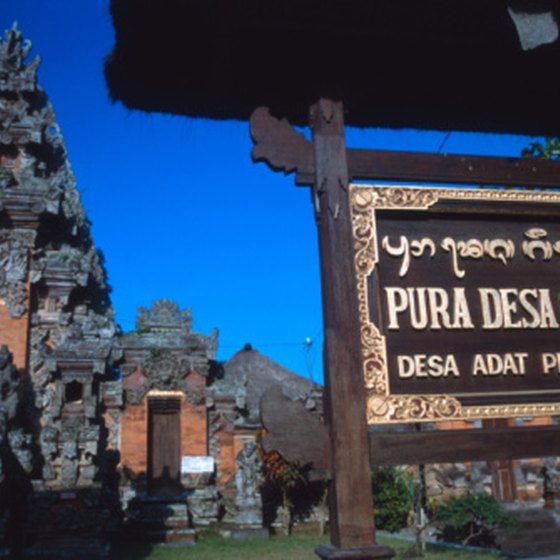 Bali's mountain temples are most photogenic in July and August when the skies are clear.
