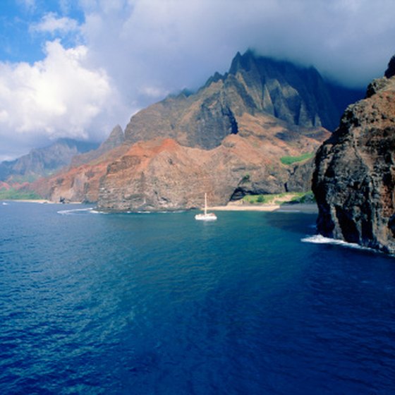 Kauai's Napali Coast is a prime snorkeling destination.