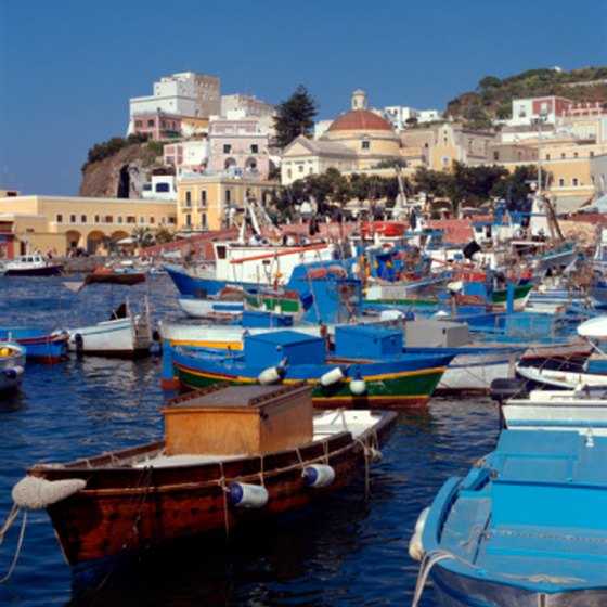 South of Rome you'll find beautiful beaches that lead to quaint harbors.