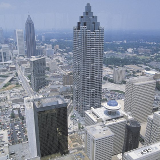 Atlanta is a popular destination for visitors to Georgia.
