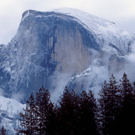 Half Dome is one of the most famous landforms in Yosemite Valley.