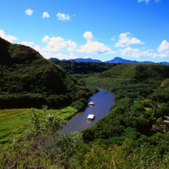 The mostly rural island of Kauai is about a 40-minute flight from Honolulu.