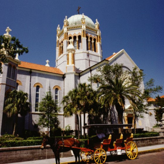 St. Augustine is home to one of the designated historical districts in Florida.