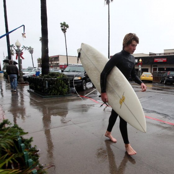 Surfing is an option for teens visiting San Diego.