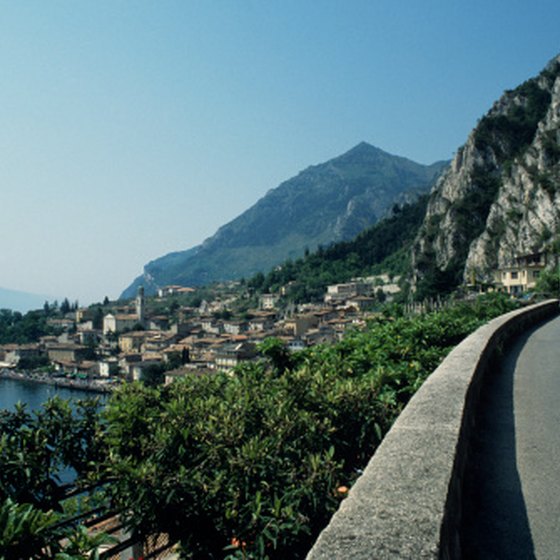Lake Garda is a popular destination for tourists.