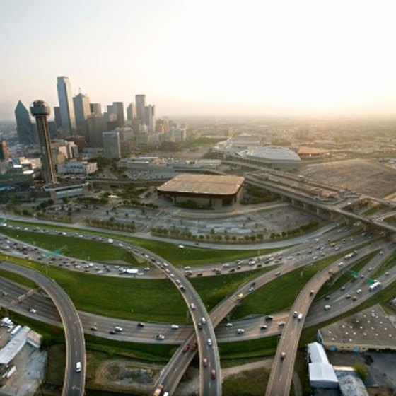 There are several indoor amusement parks within a 30-minute drive from downtown Dallas.