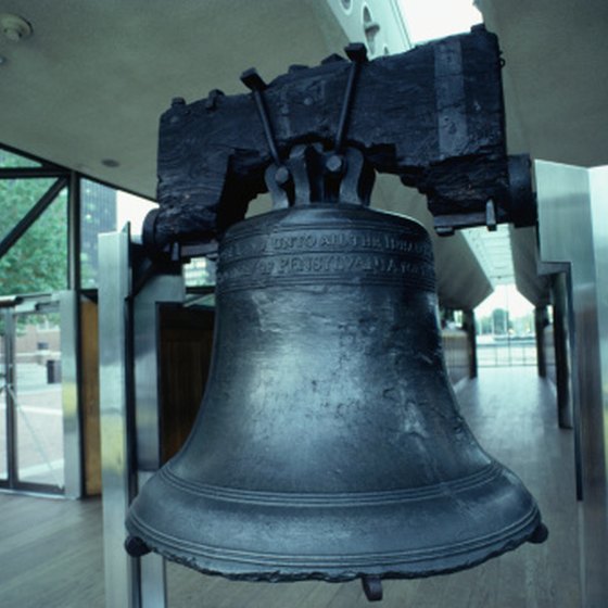 The Liberty Bell weighs approximatly 2,000 pounds.