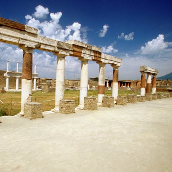 Pompeii's ruins in the open air make good weather beneficial when visiting the site.