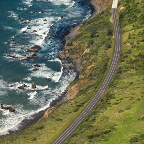 Take the scenic route on your way to the beach along California's Pacific Coast Highway.