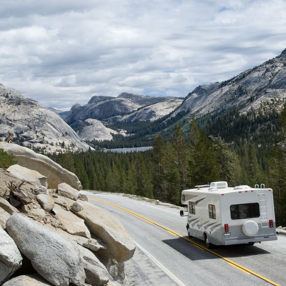 Camping on 395 on the East Side of Yosemite National Park