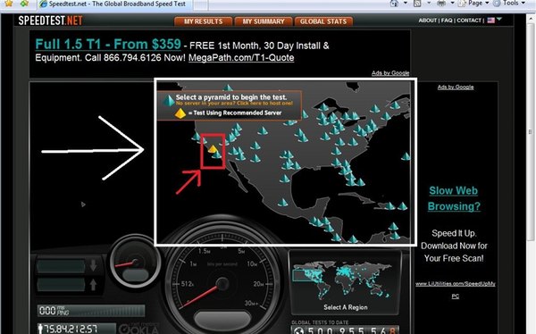 Cómo probar la velocidad de conexión a Internet utilizando speedtest.net (En 3 Pasos)