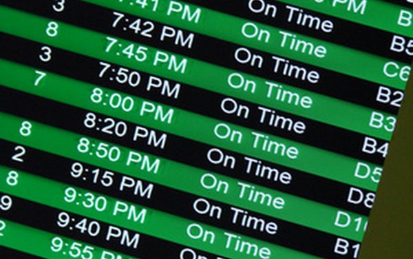 Cómo verificar el horario de un vuelo de American Airlines