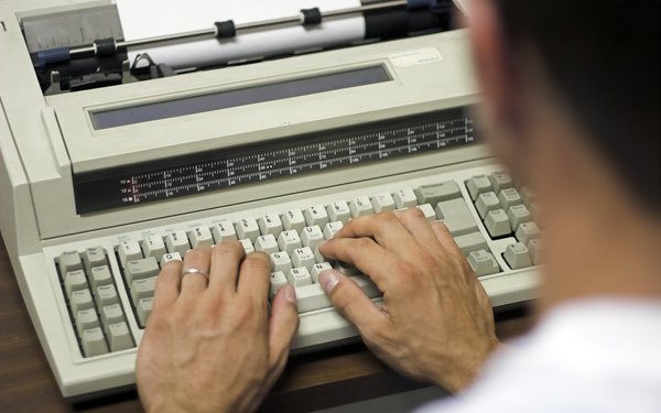 Instrucciones de la máquina de escribir electrónica
