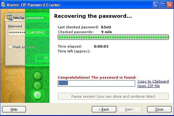 Crack Password Protected Zip Files