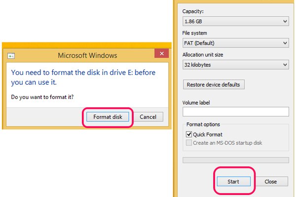 can i download a driver to a flash drive