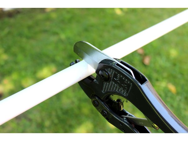 Cut the PVC pipe to desired lengths