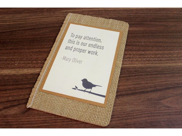 Layer the printable and card stock on top