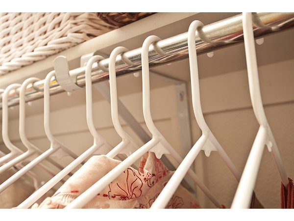 No wire hangers ever -- use sturdy, uniform hangers to support the weight of your clothing.