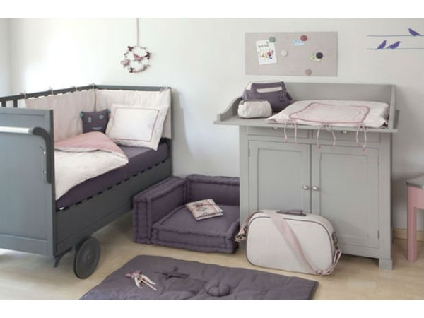 There's nothing boring about an all-gray nursery.
