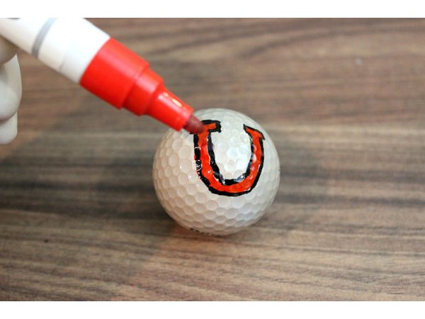 Draw a monogram with markers