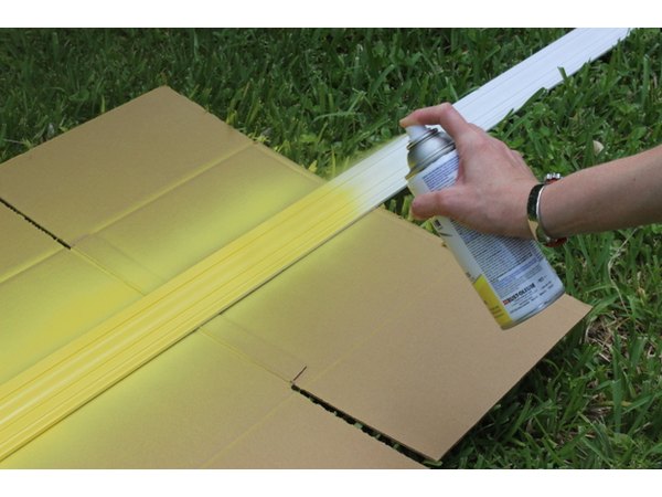 Whenever possible, spray paint your project outdoors.