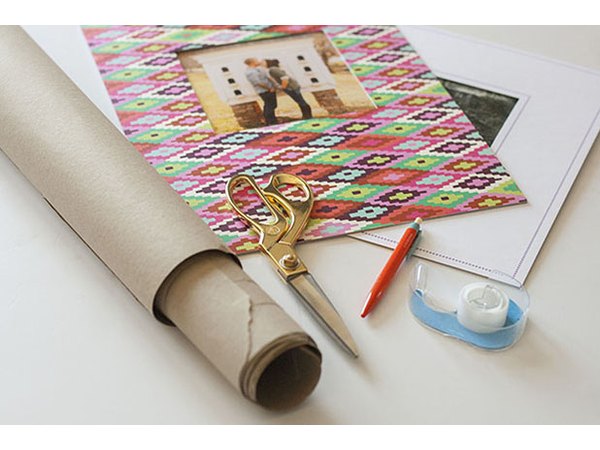 Gather your supplies before getting down to business hanging a gallery wall.