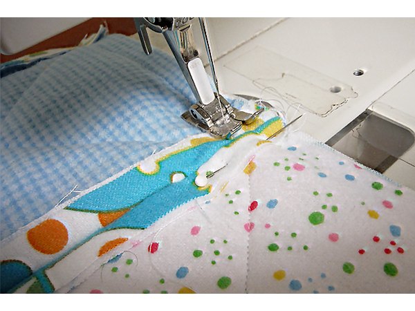 Stitch the rows together.