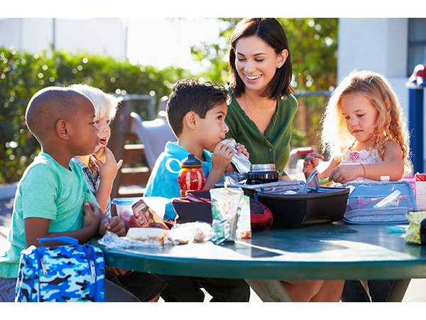 Teach kids the difference between what is a snack and what is a meal.