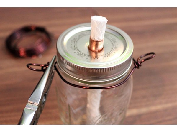Wrap wire around rim