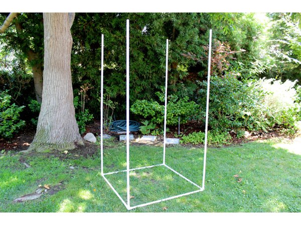 Attach the vertical pipes