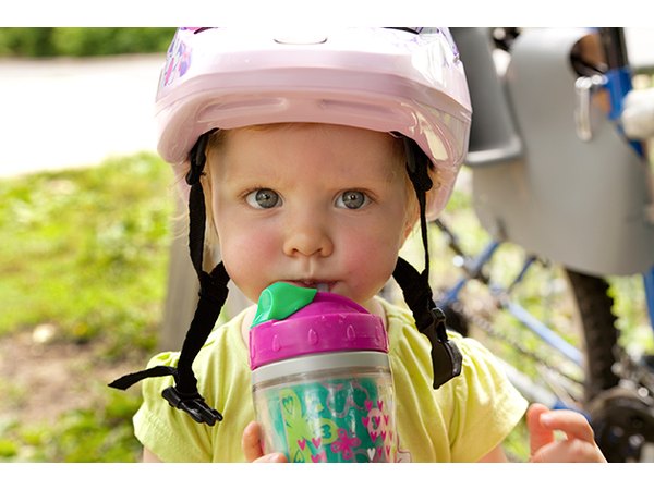 Encourage drinking water instead of too much milk.