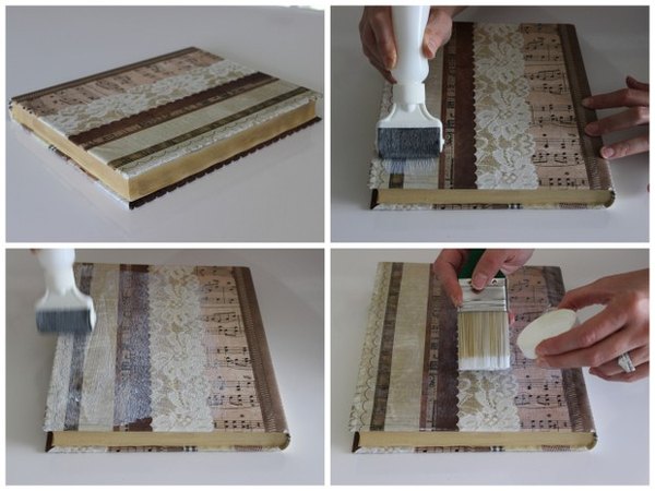 Add a coat or two of gloss to finish off your book.
