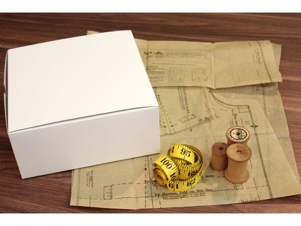 Sewing-inspired gift wrapping