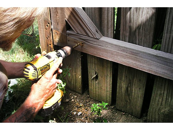A power drill is invaluable for this repair.