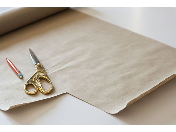 Cut the traced shapes of you artwork out of the kraft paper.
