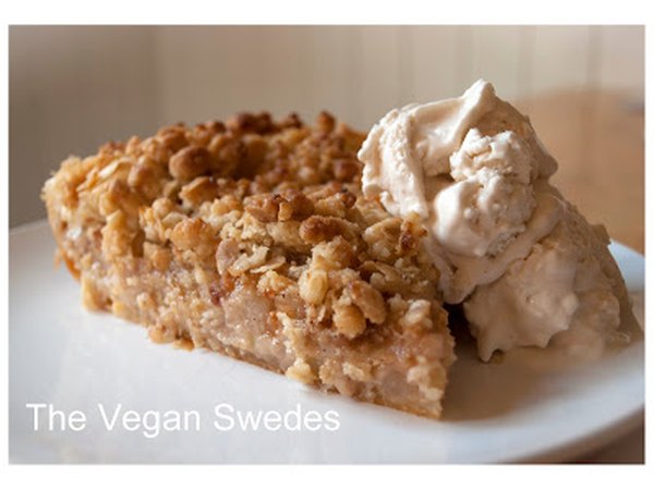 (Vegan) Crumble Spiced Apple Pie