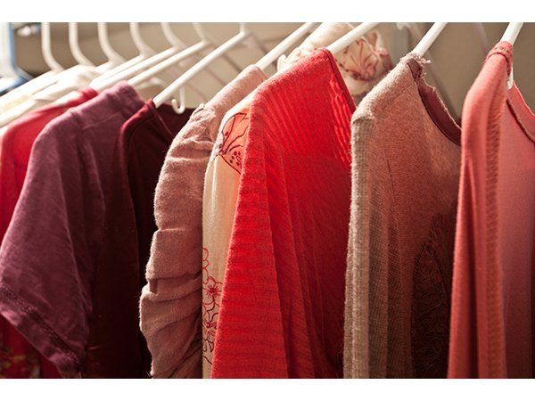 Avoid matching mishaps in the morning by grouping your clothing by type and color.