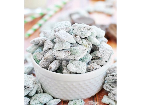 Save some Thin Mints for a sweet, crunchy snack mix.