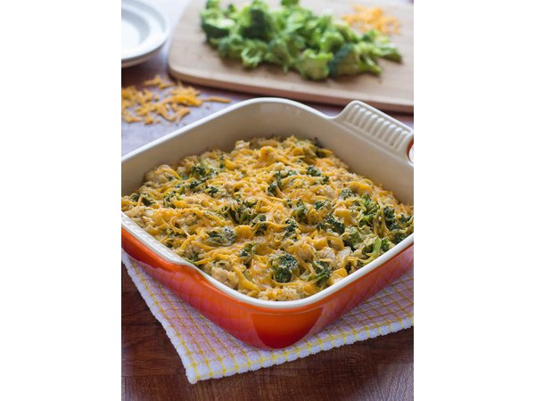 Healthy Cheesy Chicken Broccoli Rice Casserole