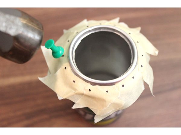 Punch holes on the rim
