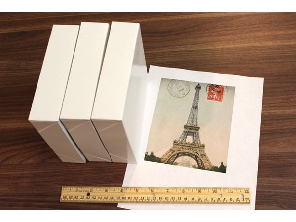 Print out a graphic that will cover the boxes