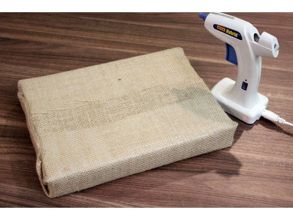 Wrap your box in burlap