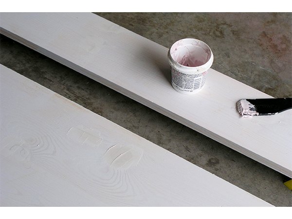 Paint boards and trim.