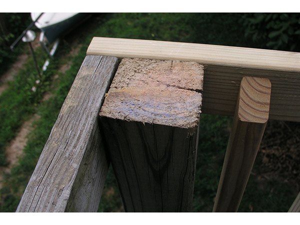 Remove a baluster if necessary for placement.
