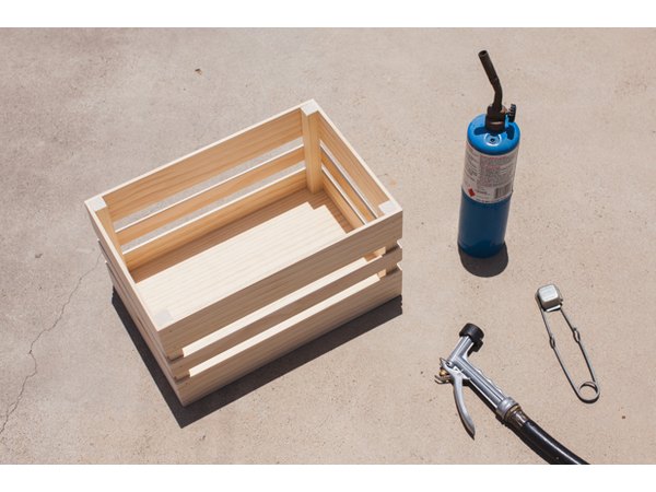 Materials for wood burning.