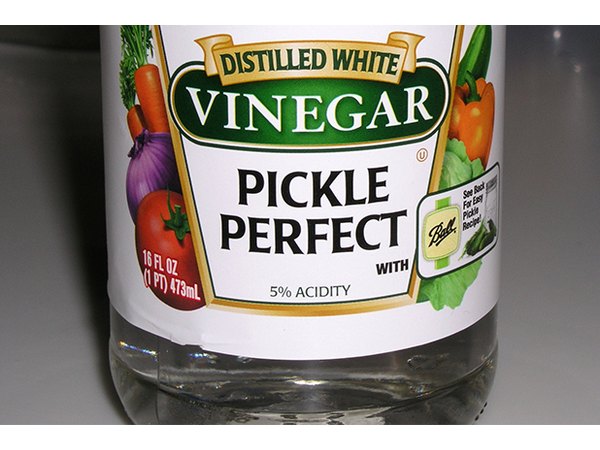 White vinegar is a household wonder cleaner.
