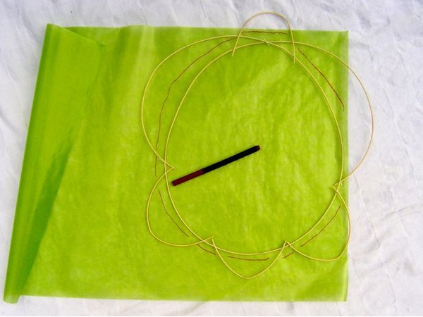 Trace Shapes 1 inch Larger than Paper.