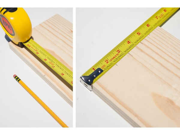 Measuring for angle.